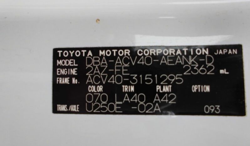 Toyota Camry 2006 full