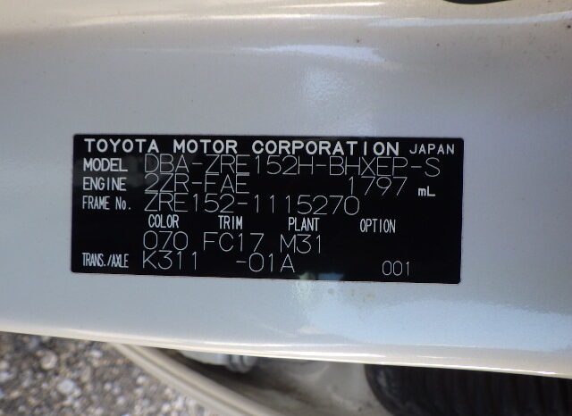 Toyota Auris full